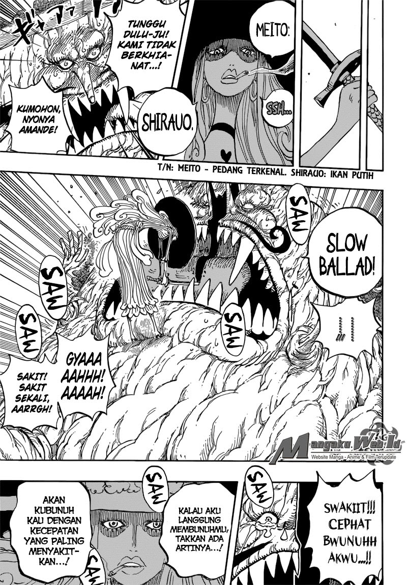 One Piece Chapter 846 – pertahanan telur Image 3