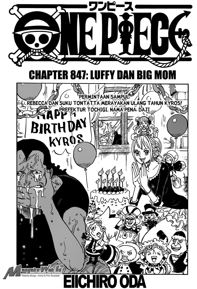 One Piece Chapter 847 – luffy dan big mom Image 1