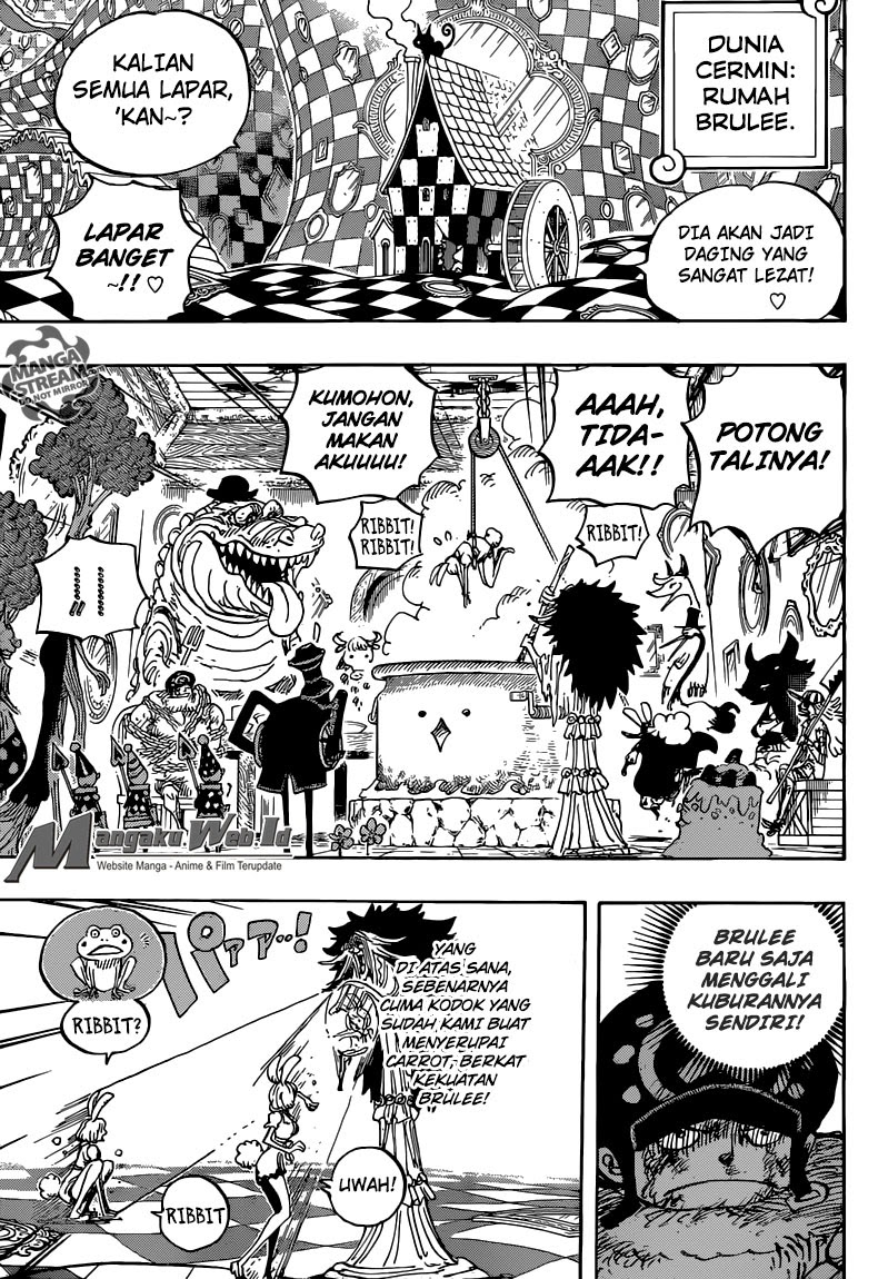 One Piece Chapter 849 – kapper di dunia cermin Image 3