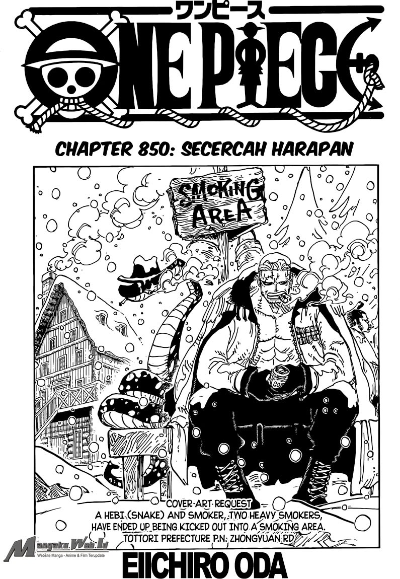 One Piece Chapter 850 – secercah harapan Image 2