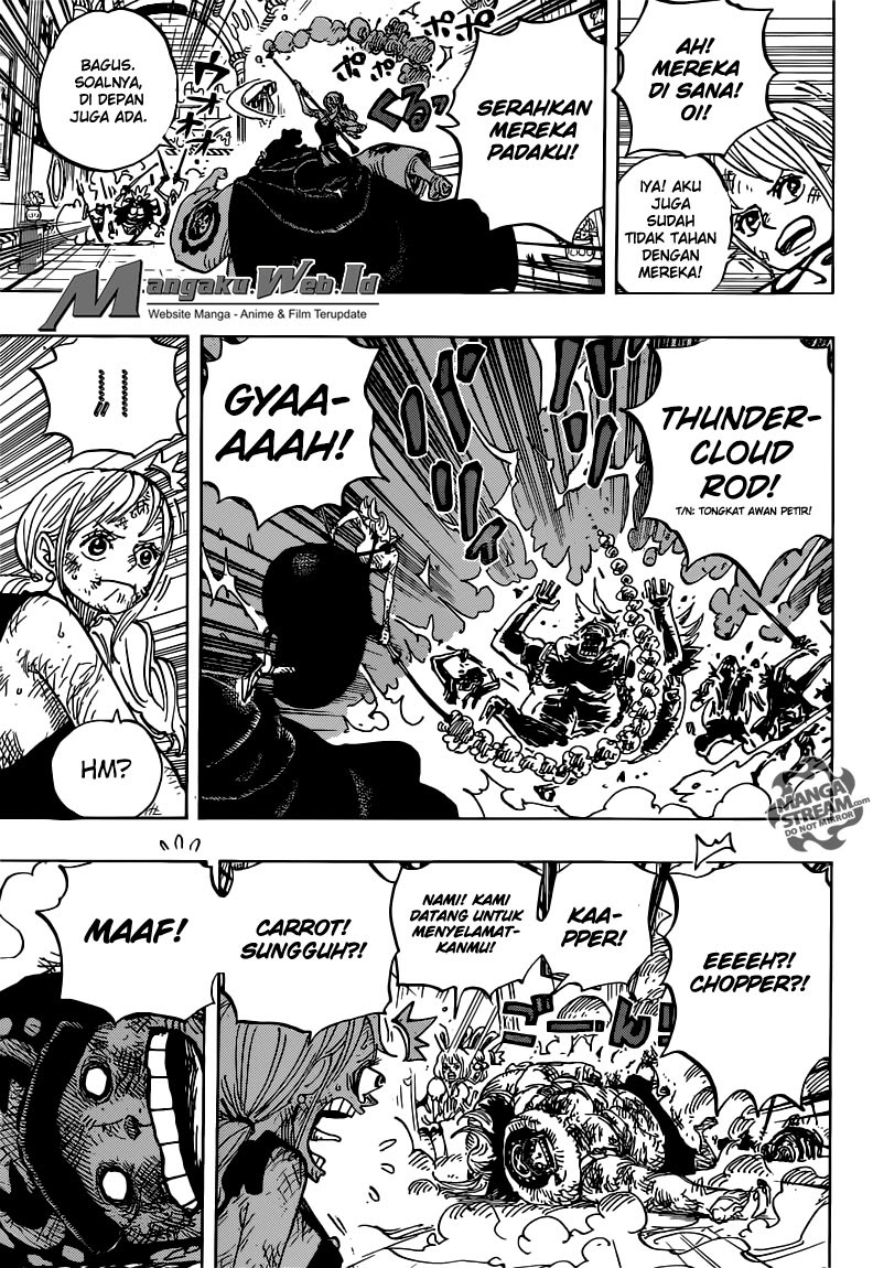 One Piece Chapter 854 – apa yang sudah kulakukan Image 3