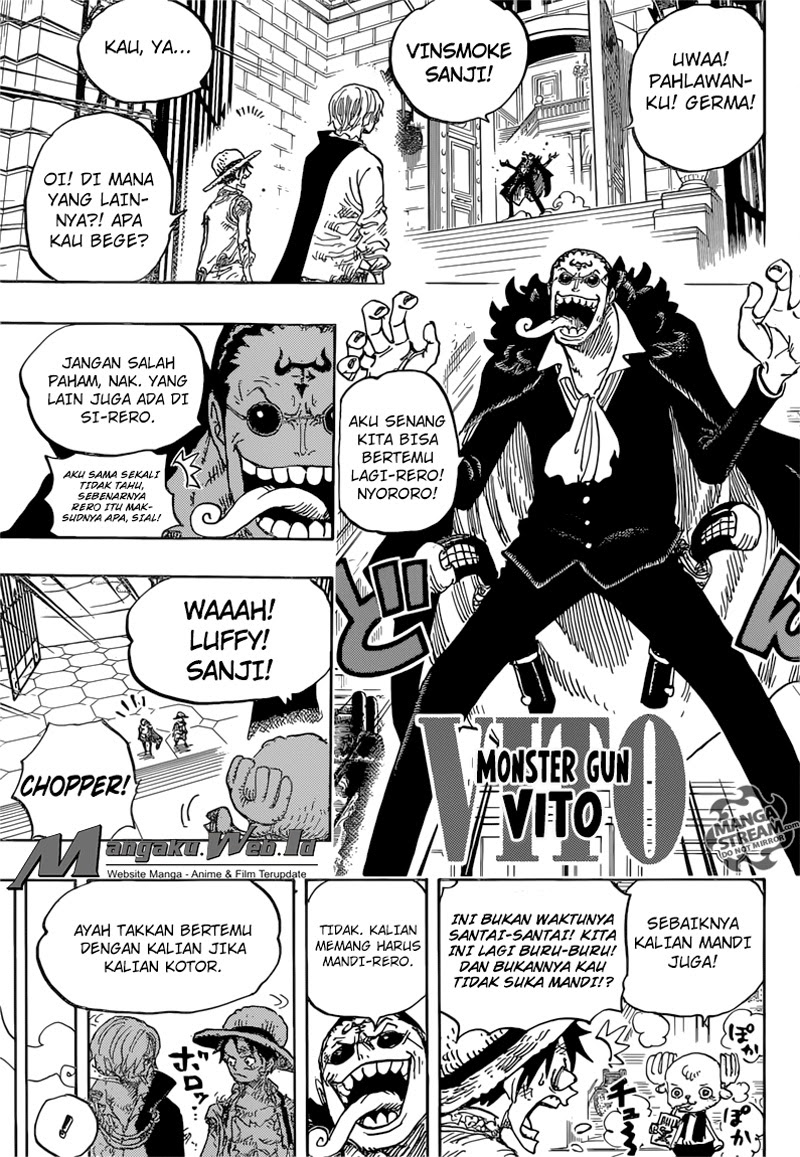 One Piece Chapter 858 – pertemuan Image 5