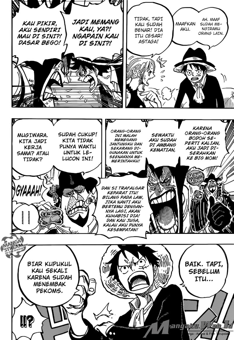 One Piece Chapter 858 – pertemuan Image 15