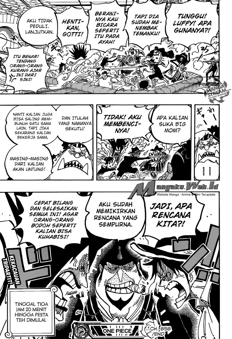 One Piece Chapter 858 – pertemuan Image 16