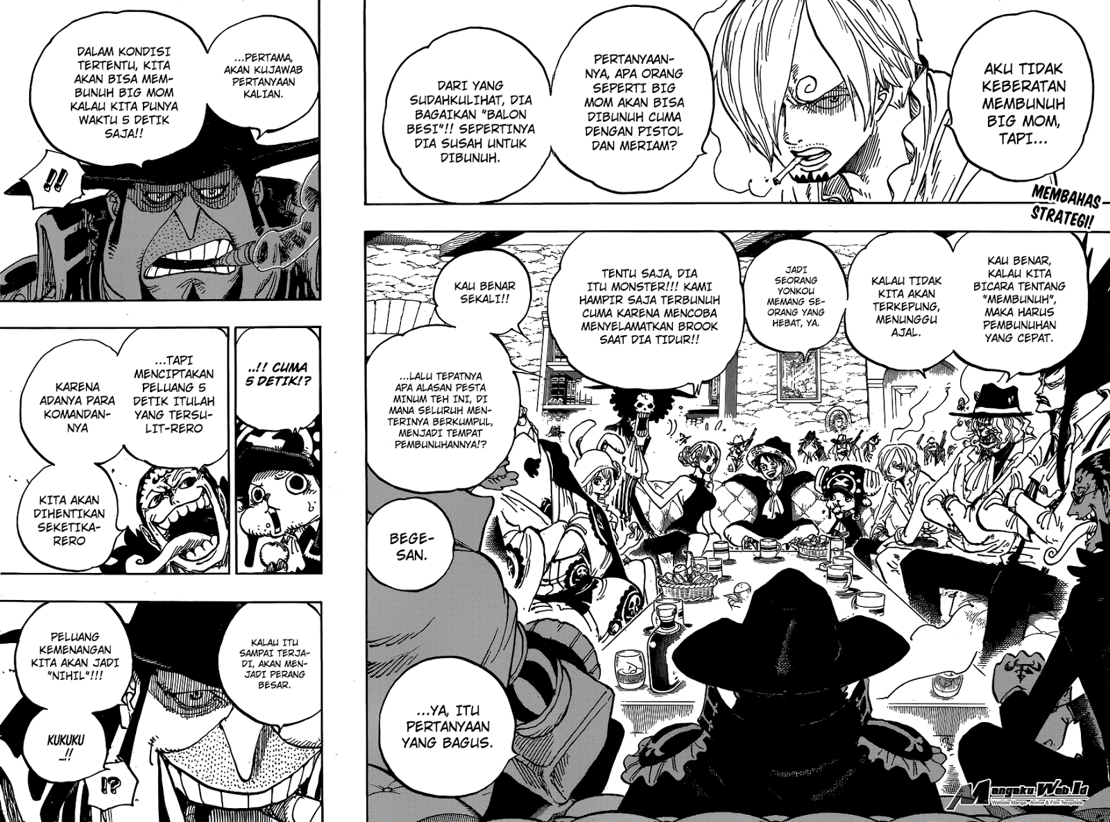 One Piece Chapter 859 – rencana pembunuhan yonkou Image 2