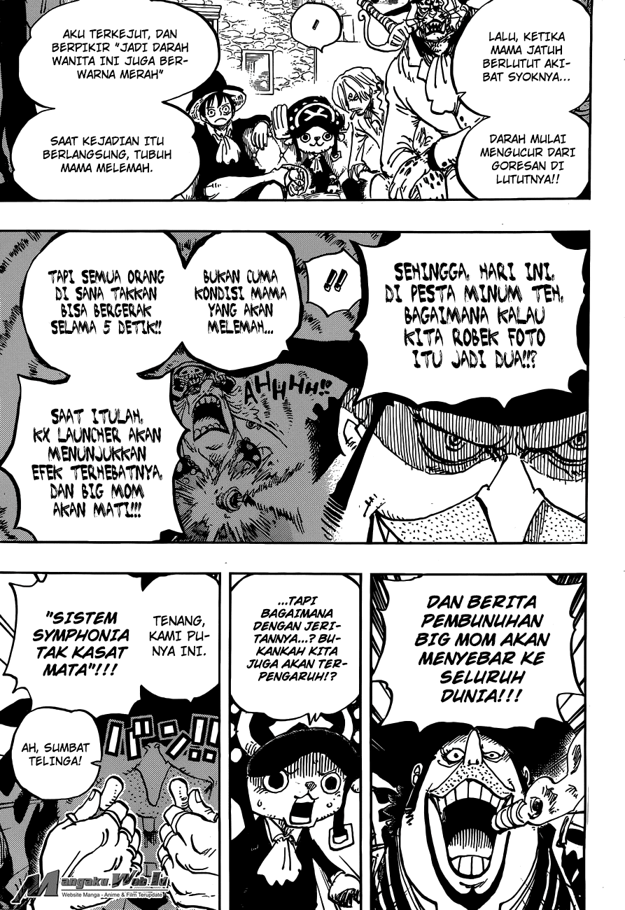 One Piece Chapter 859 – rencana pembunuhan yonkou Image 8