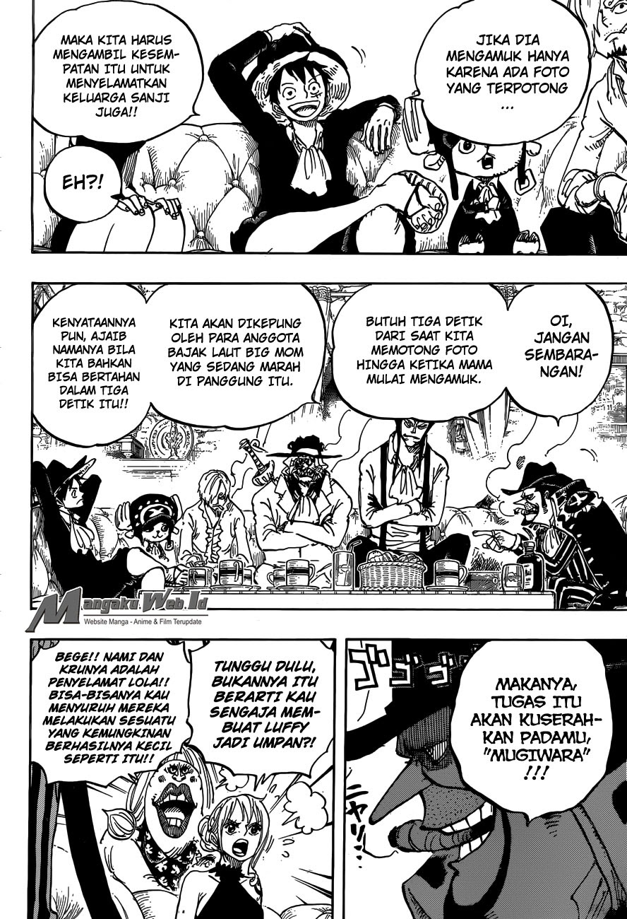 One Piece Chapter 859 – rencana pembunuhan yonkou Image 9
