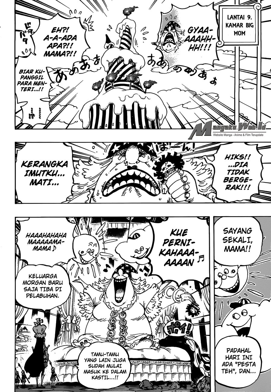 One Piece Chapter 859 – rencana pembunuhan yonkou Image 15