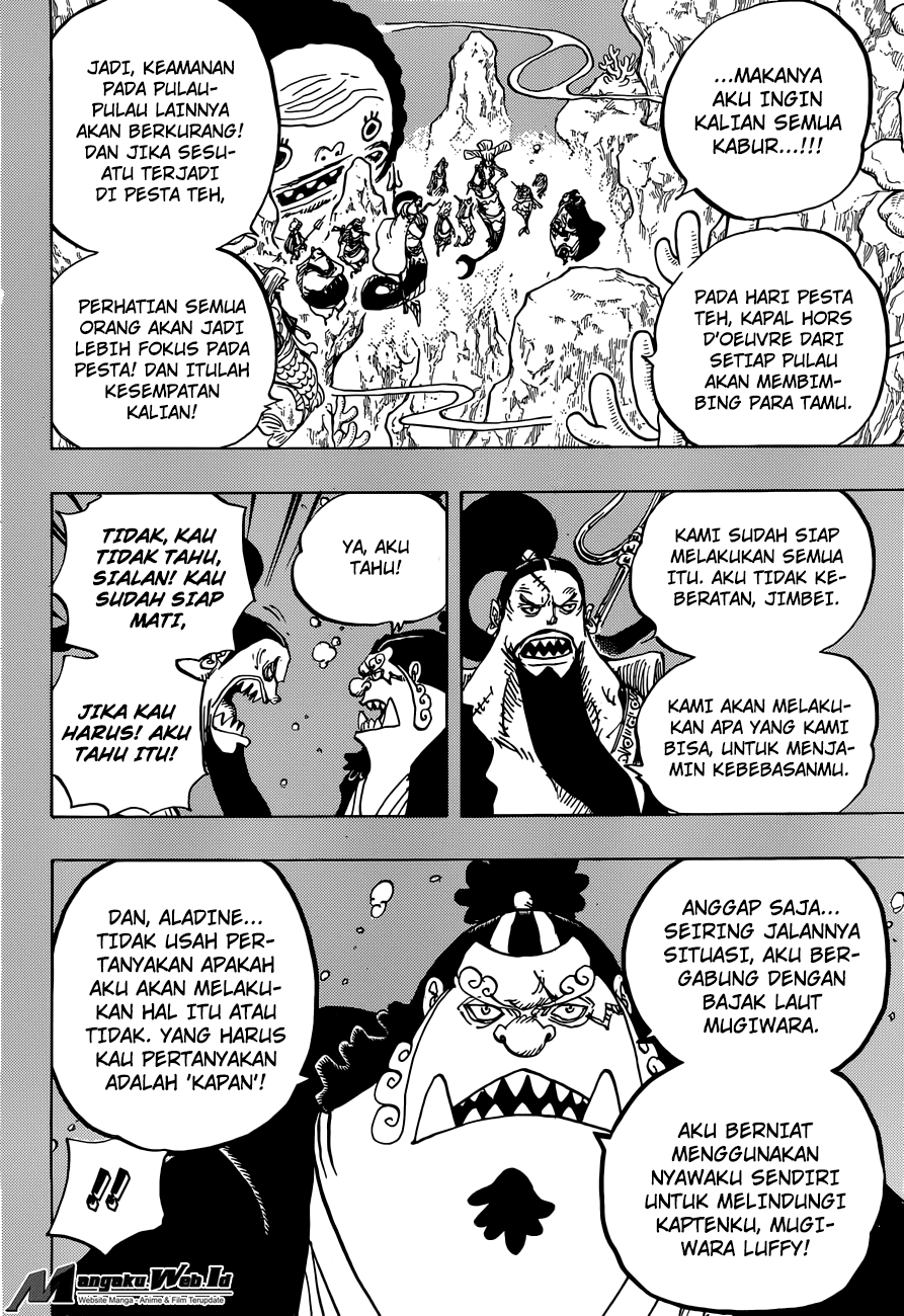 One Piece Chapter 860 – pesta dimulai jam 10 Image 4