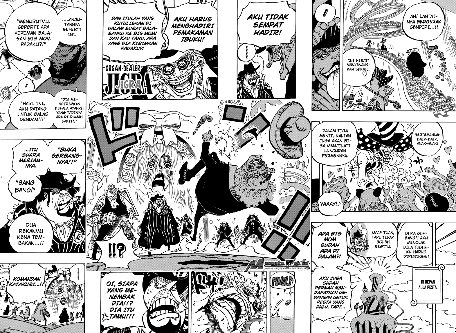 One Piece Chapter 860 – pesta dimulai jam 10 Image 9