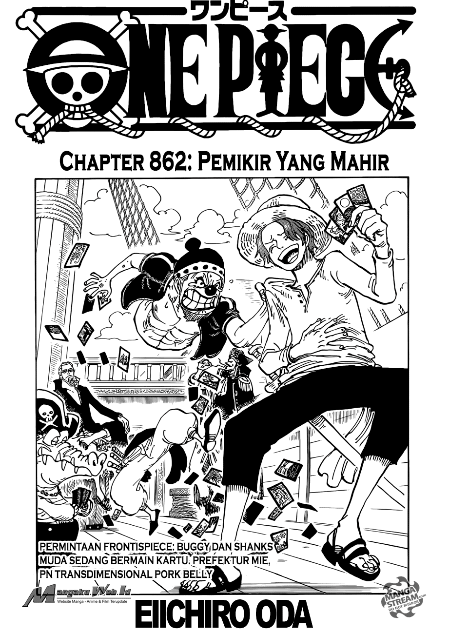 One Piece Chapter 862 – pemikir yang mahir Image 1