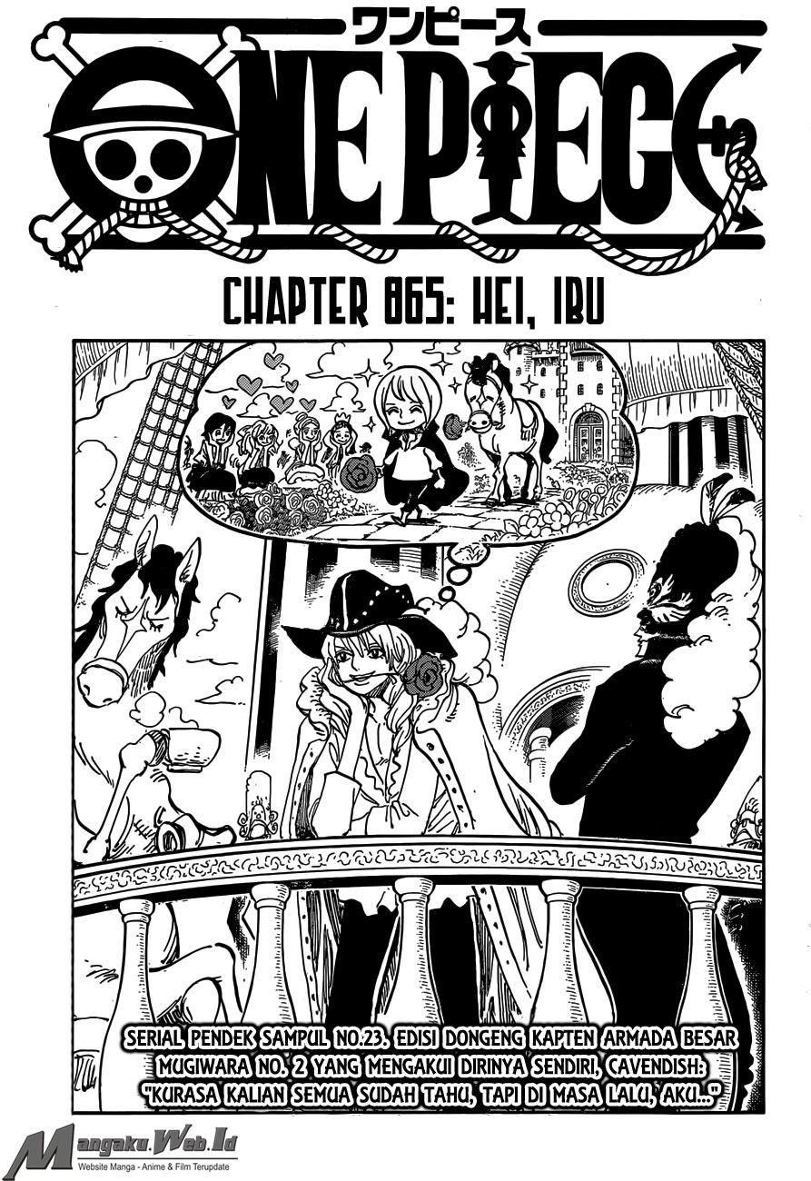 One Piece Chapter 865 – hei, ibu Image 1