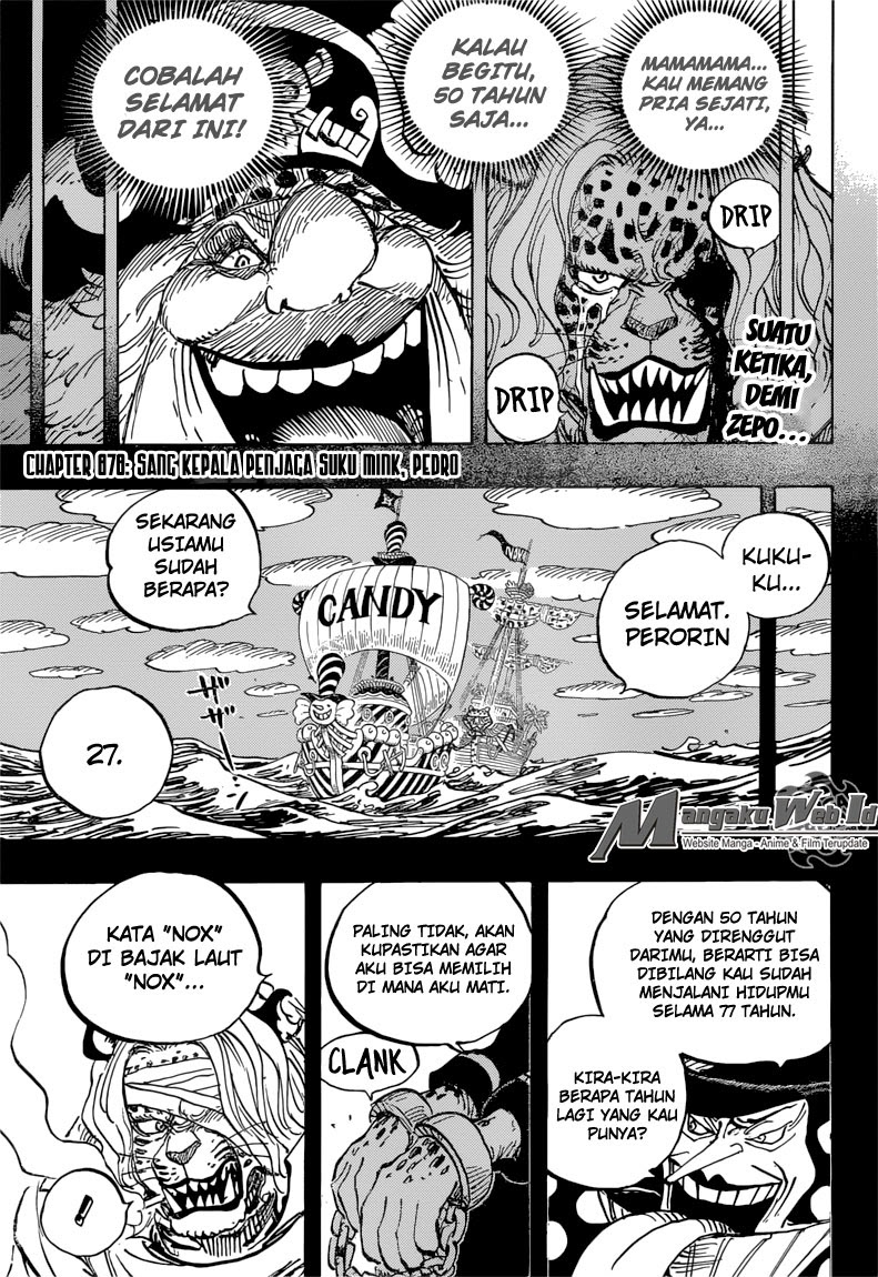 One Piece Chapter 878 Image 3