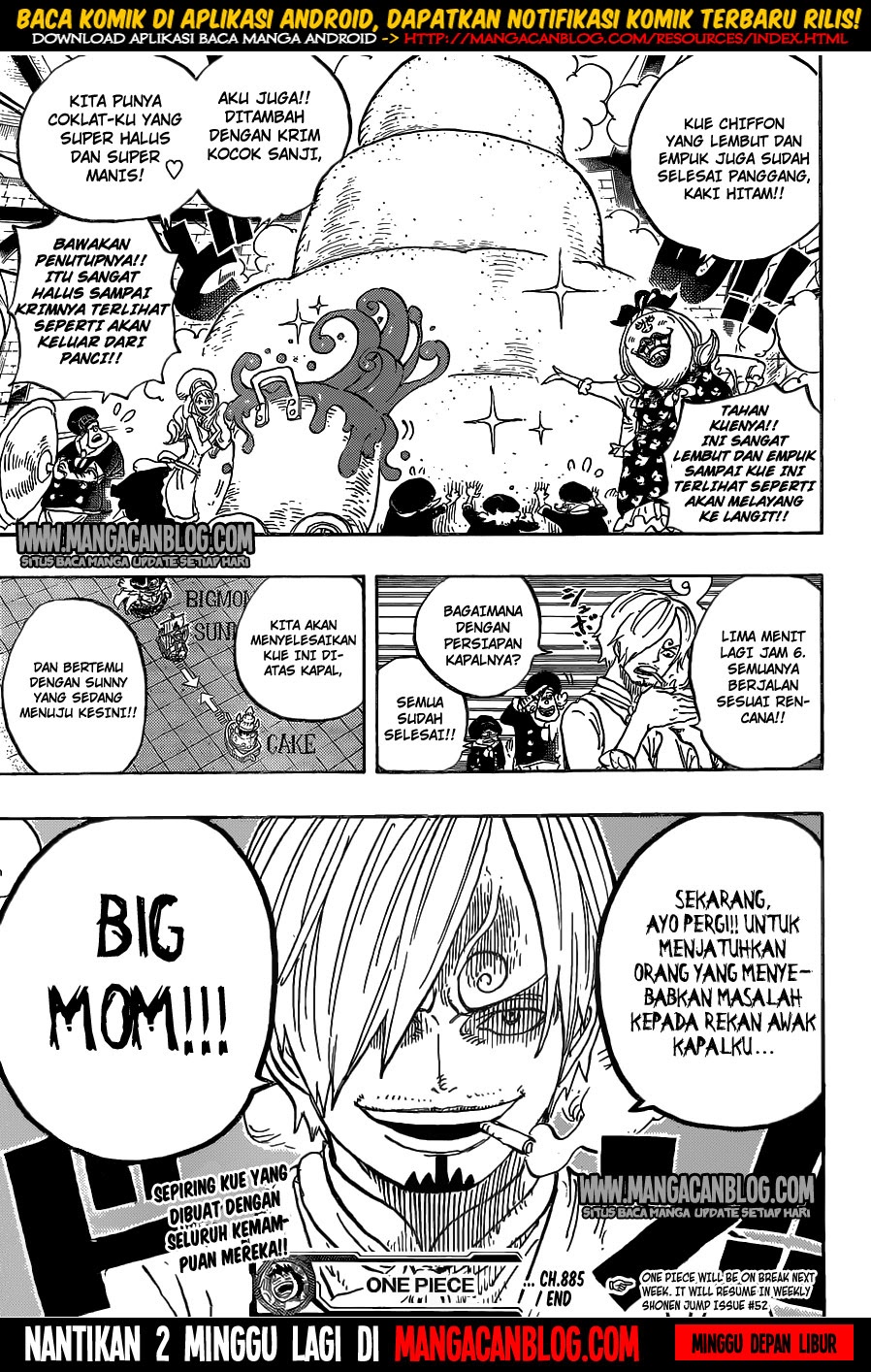 One Piece Chapter 885 Image 16