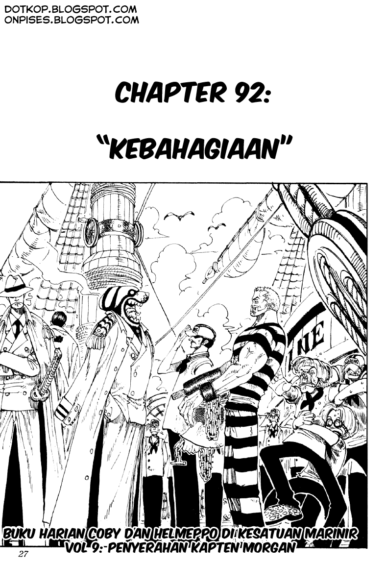 One Piece Chapter 92 Image 0