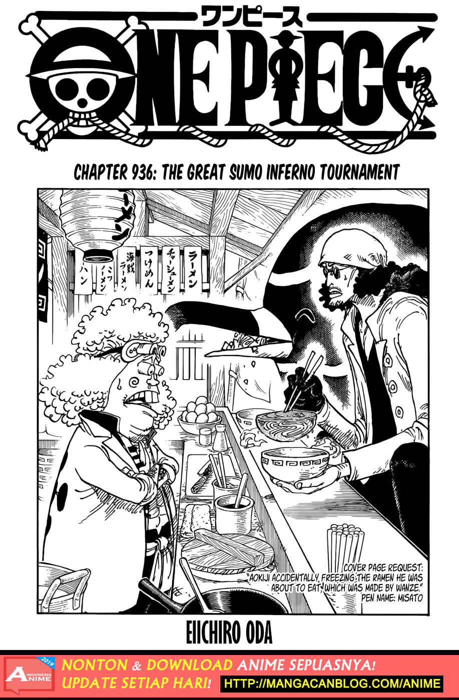 One Piece Chapter 936 Image 0