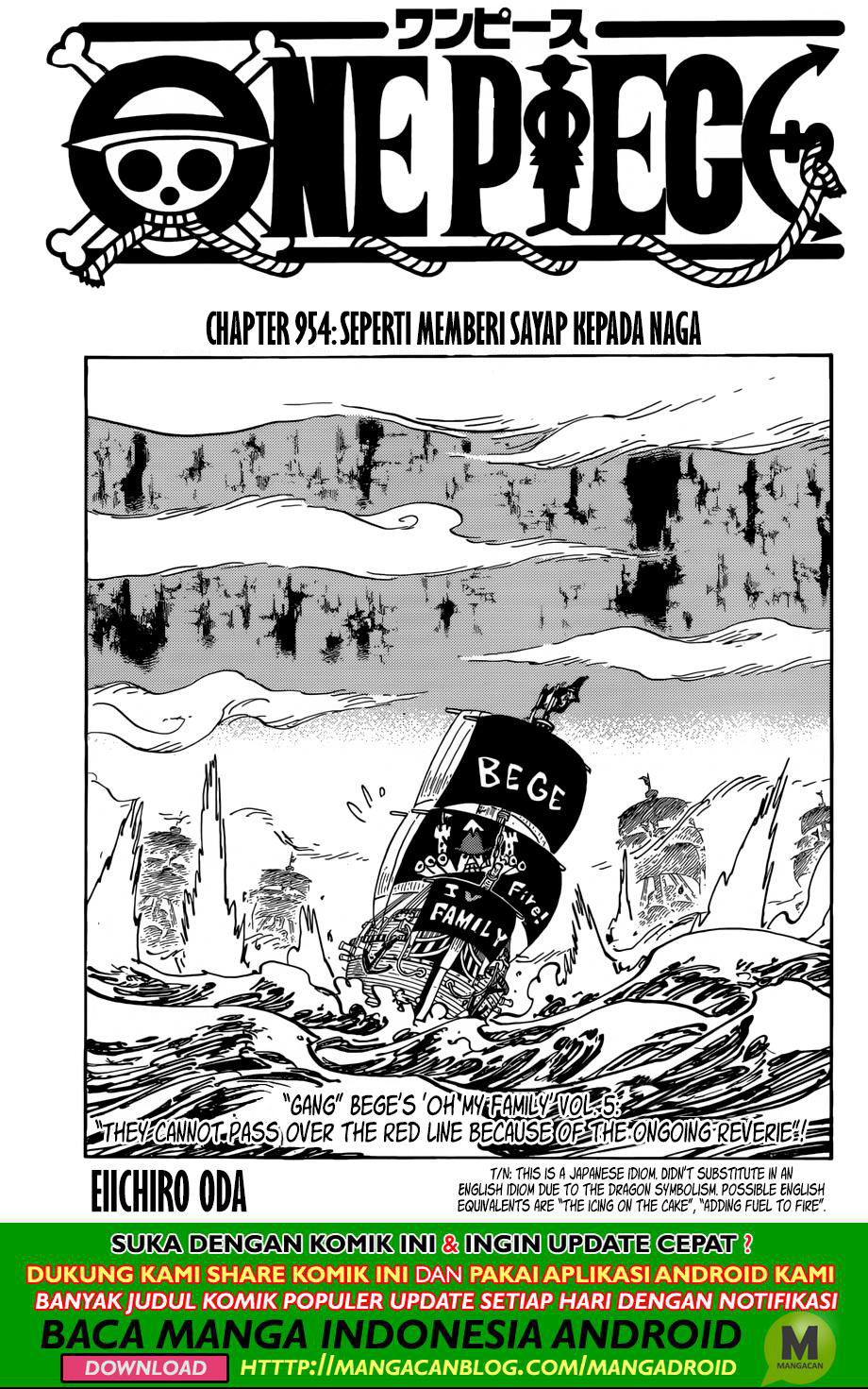 One Piece Chapter 954 Image 0
