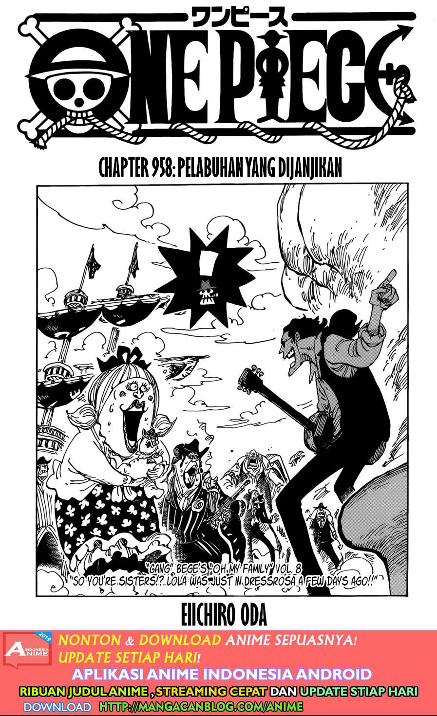 One Piece Chapter 958 Image 0