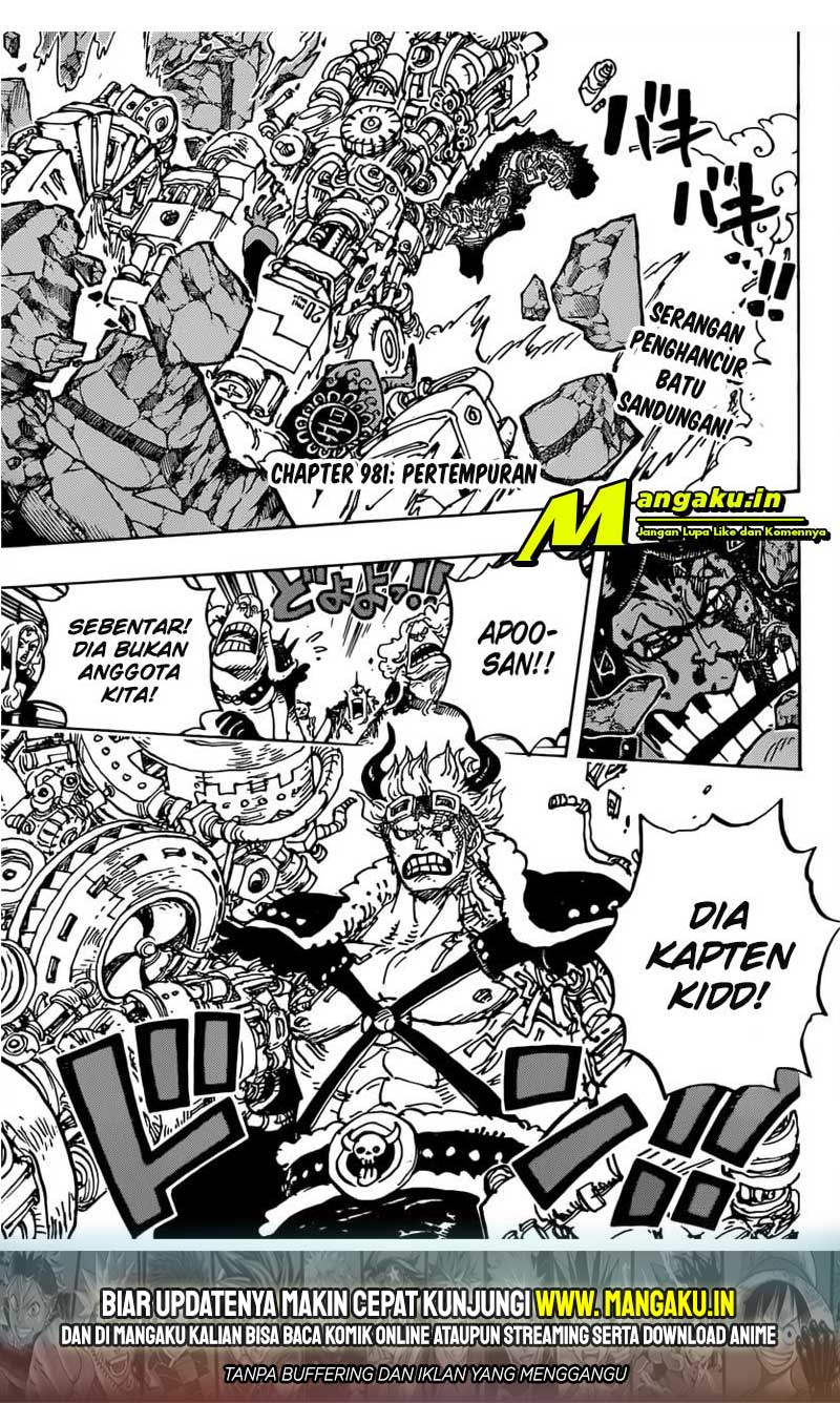 One Piece Chapter 981 Image 4