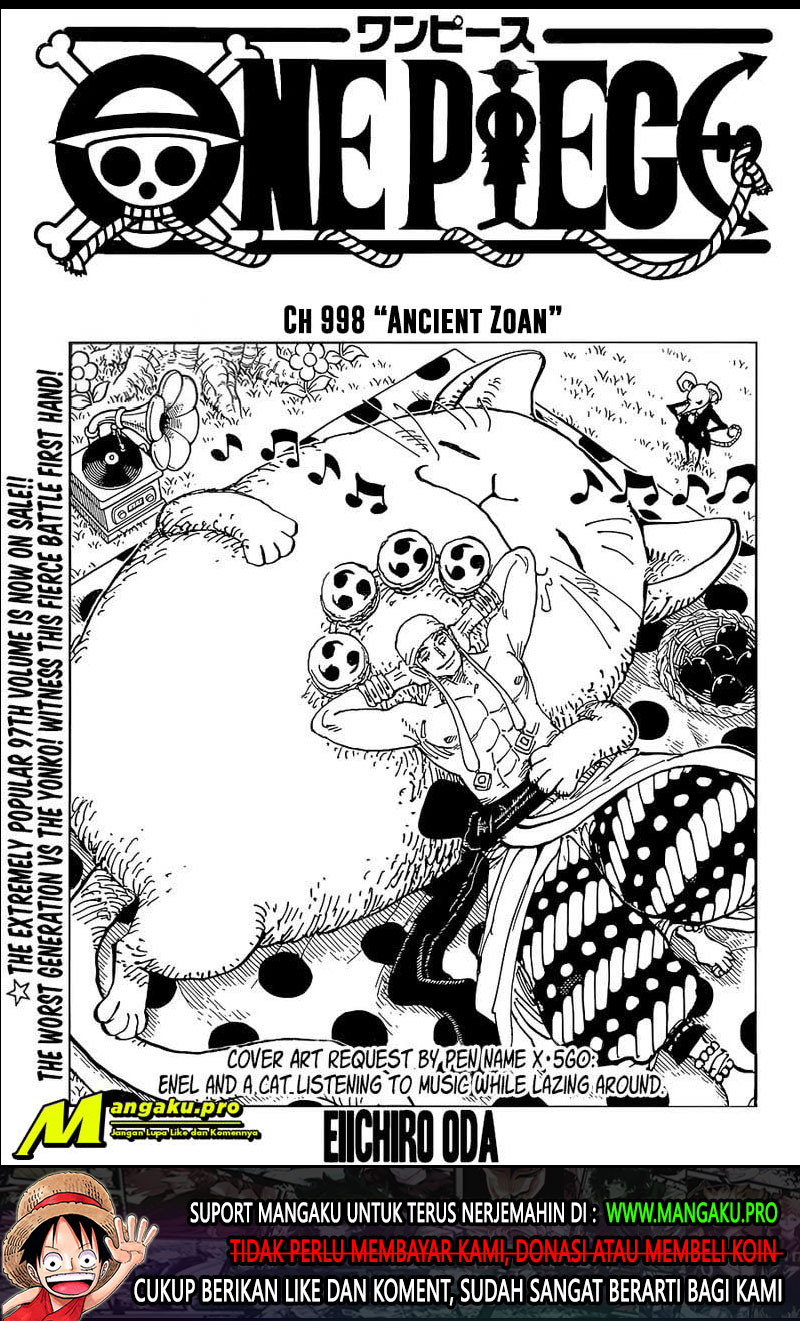 One Piece Chapter 998 hq Image 1