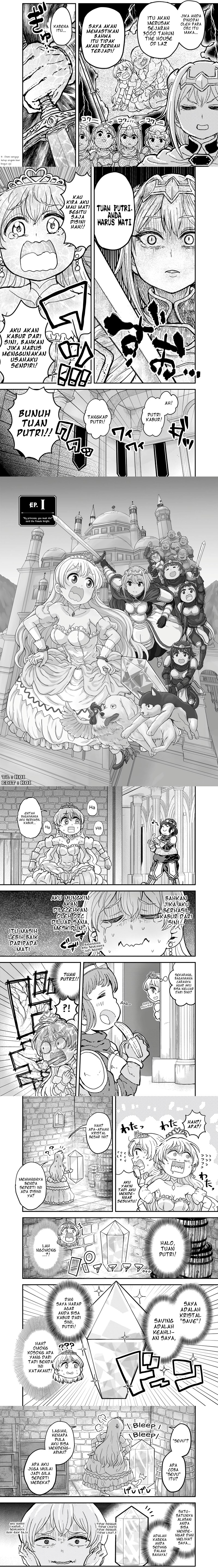 “My Princess You Must Die!” Said the Female Knight Chapter 01 Image 1