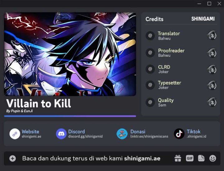 Villain To Kill Chapter 128 Image 0