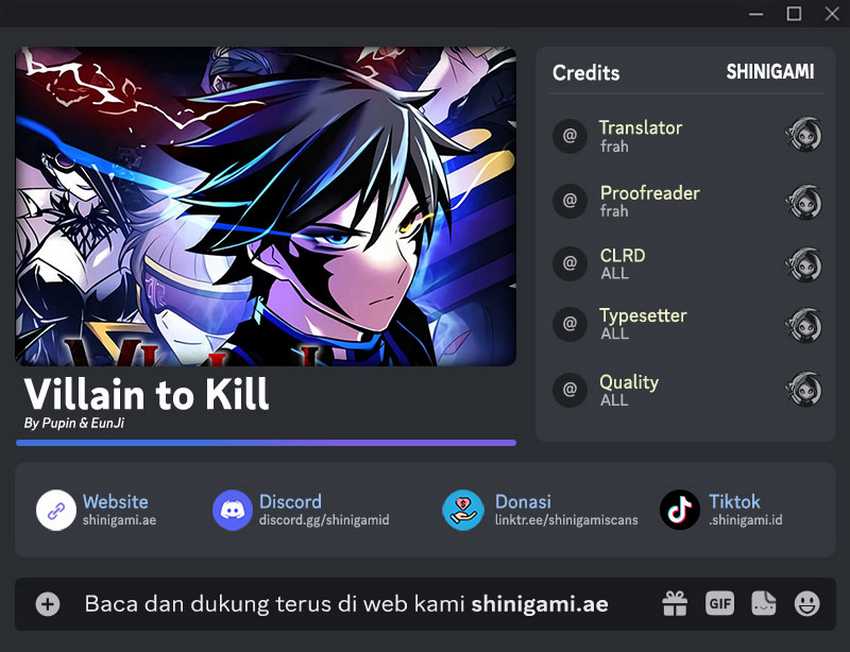 Villain To Kill Chapter 161 Image 0