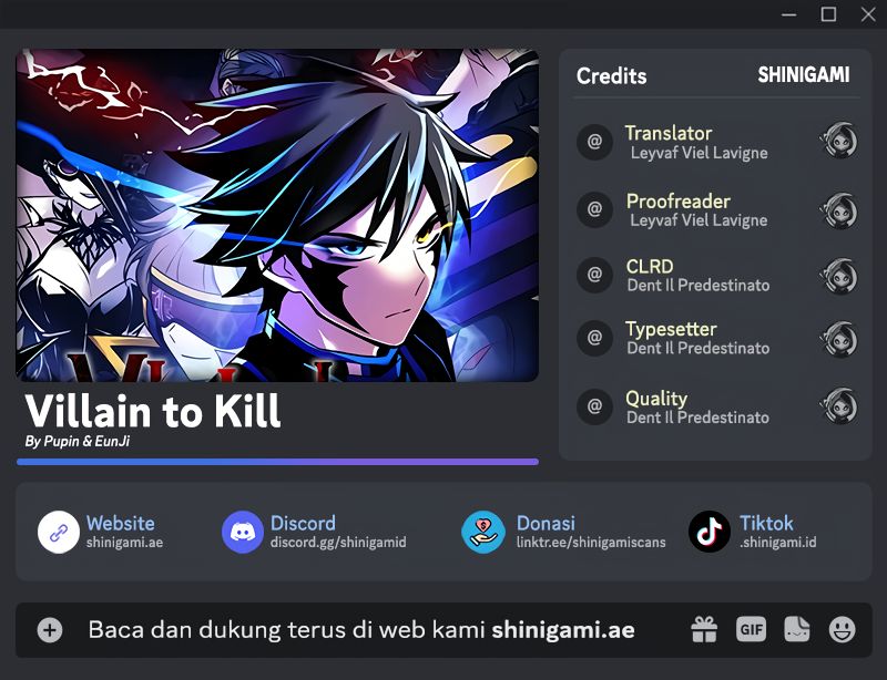 Villain To Kill Chapter 164 Image 0