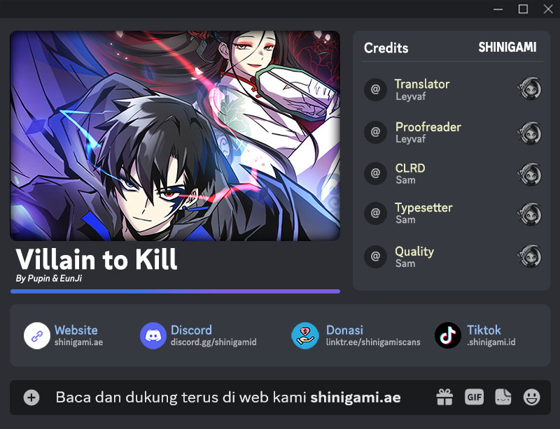 Villain To Kill Chapter 167 Image 0