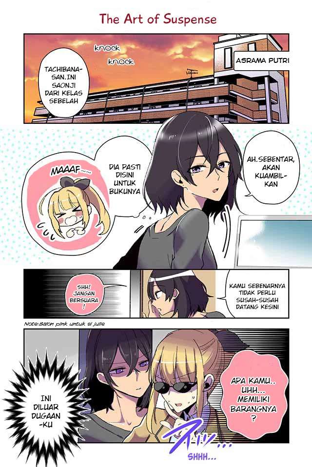 Dokyuusei no Oshi Sakka ni Yuri Mousou ga Bareta Chapter 02 Image 0