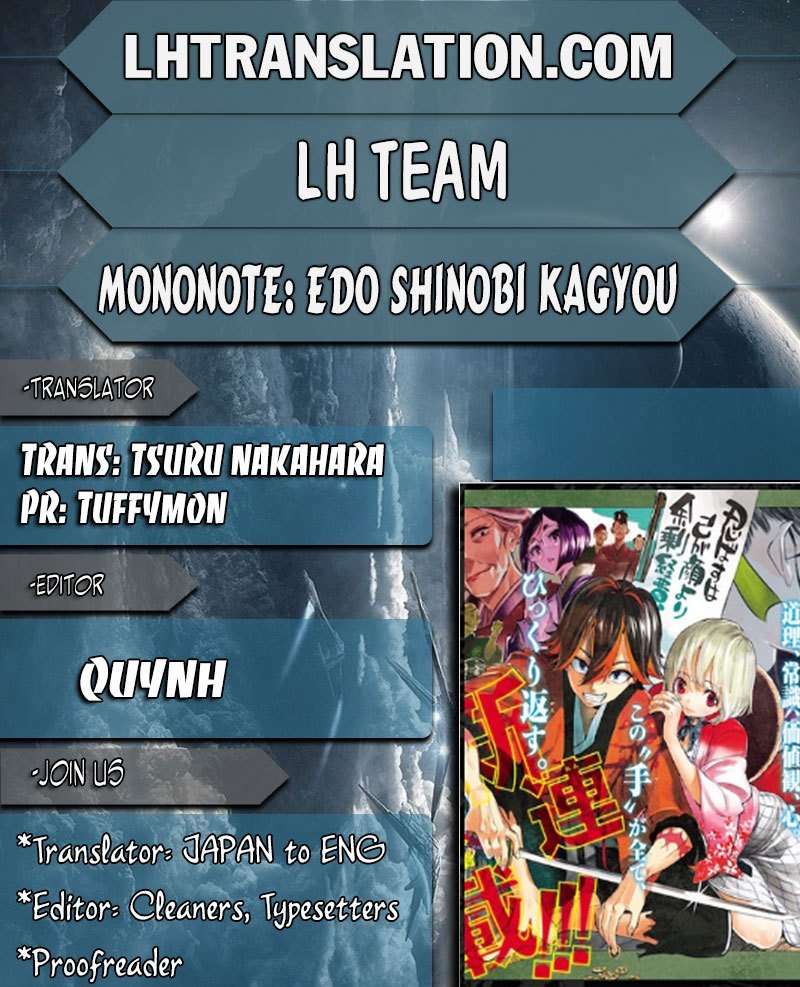 Mononote: Edo Shinobi Kagyou Chapter 10 Image 2