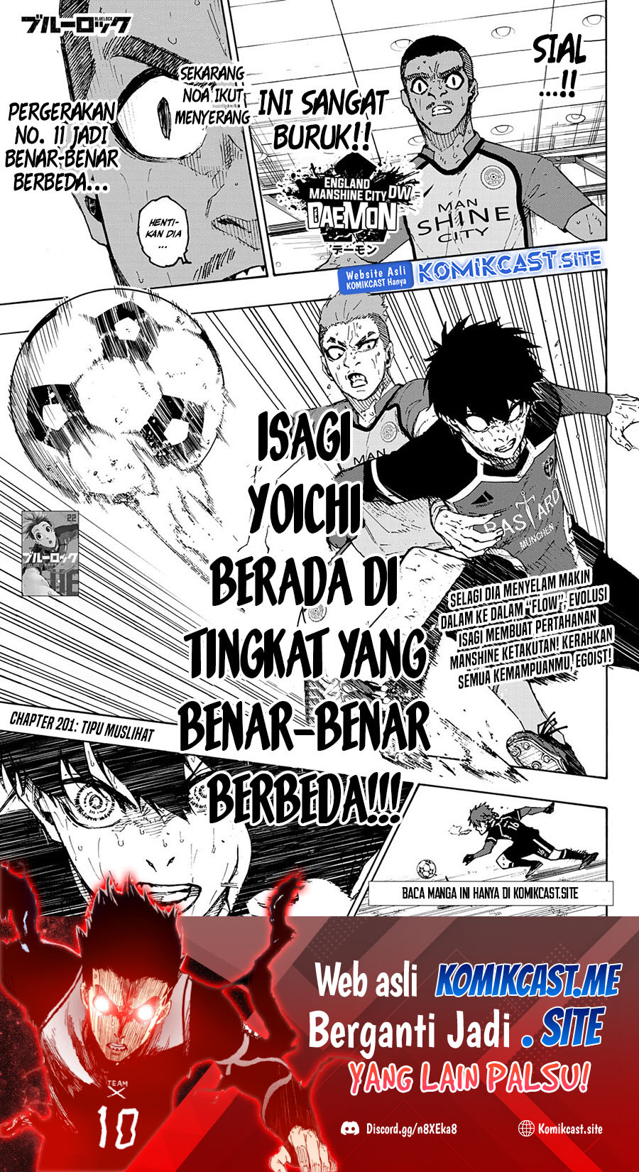 Blue Lock Chapter 201 Image 1