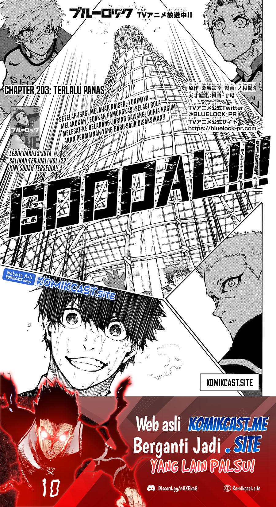 Blue Lock Chapter 203 Image 1