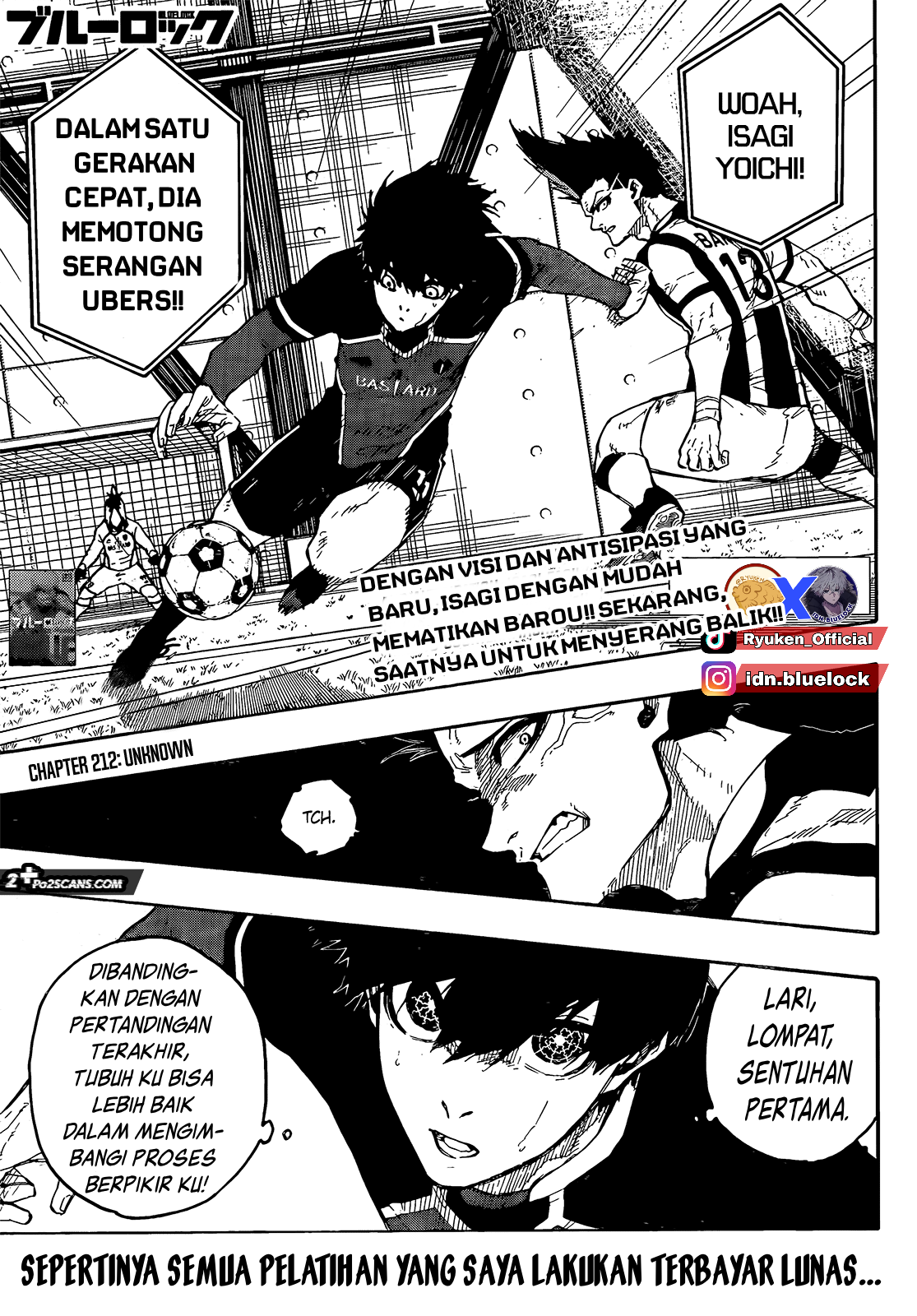 Blue Lock Chapter 212 Fix Image 1
