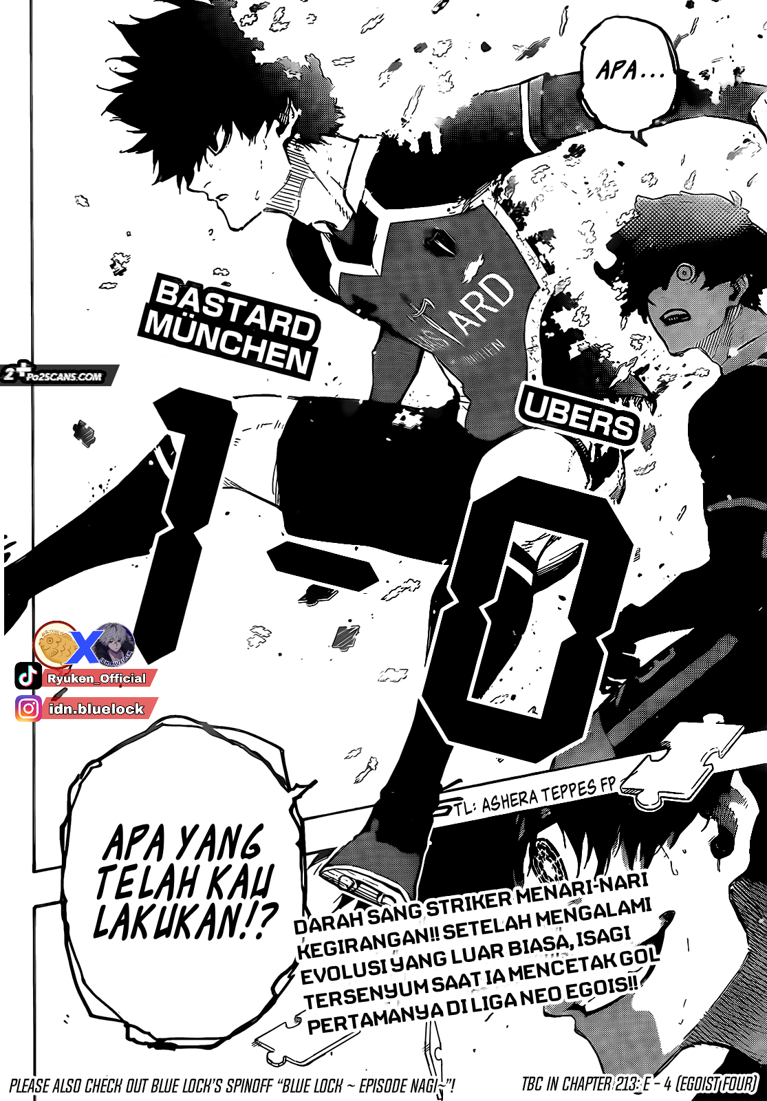 Blue Lock Chapter 212 Fix Image 22