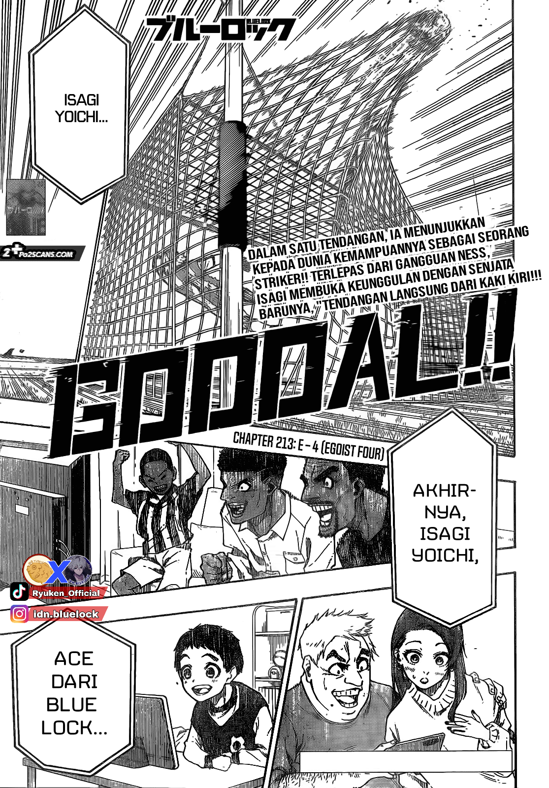 Blue Lock Chapter 213 Image 1