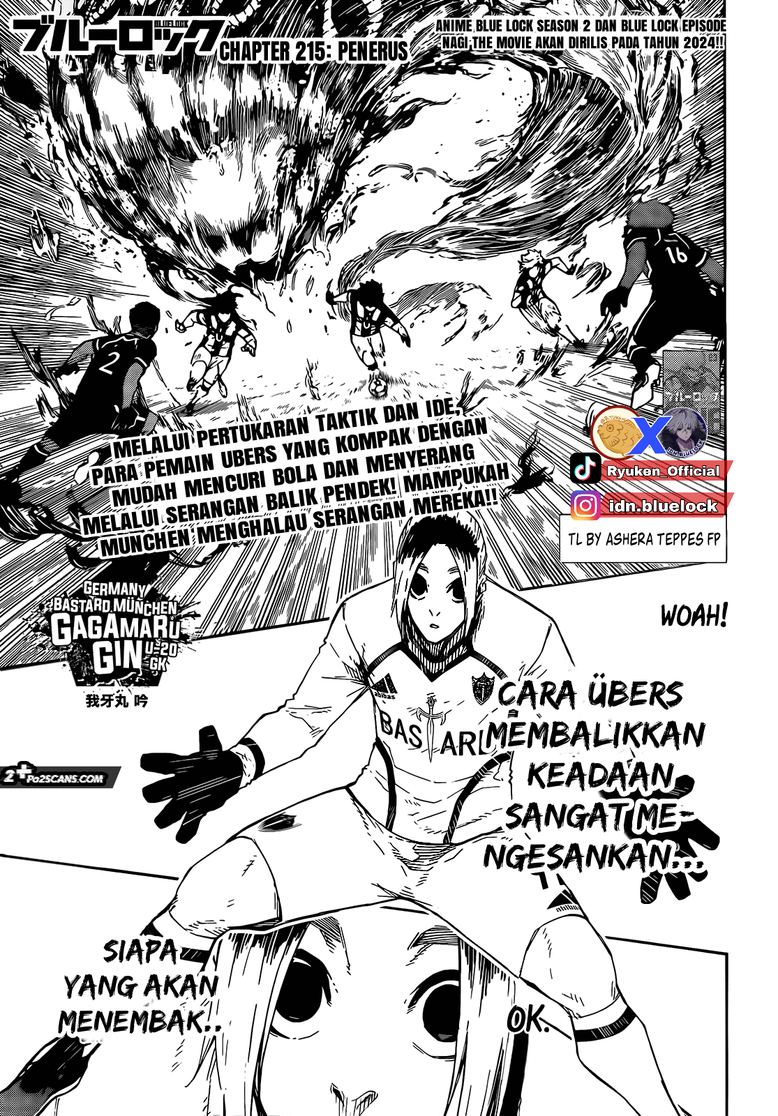 Blue Lock Chapter 215 Image 1