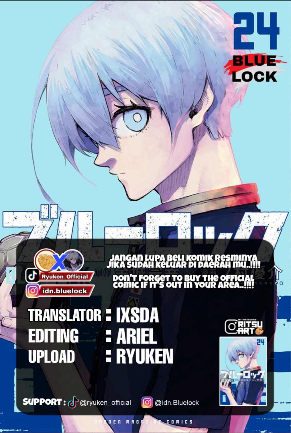 Blue Lock Chapter 219 Image 0