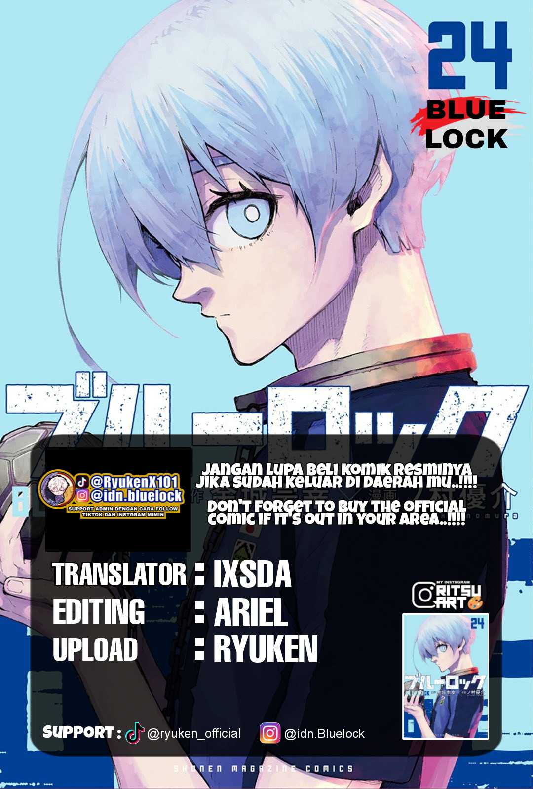 Blue Lock Chapter 220 Image 0