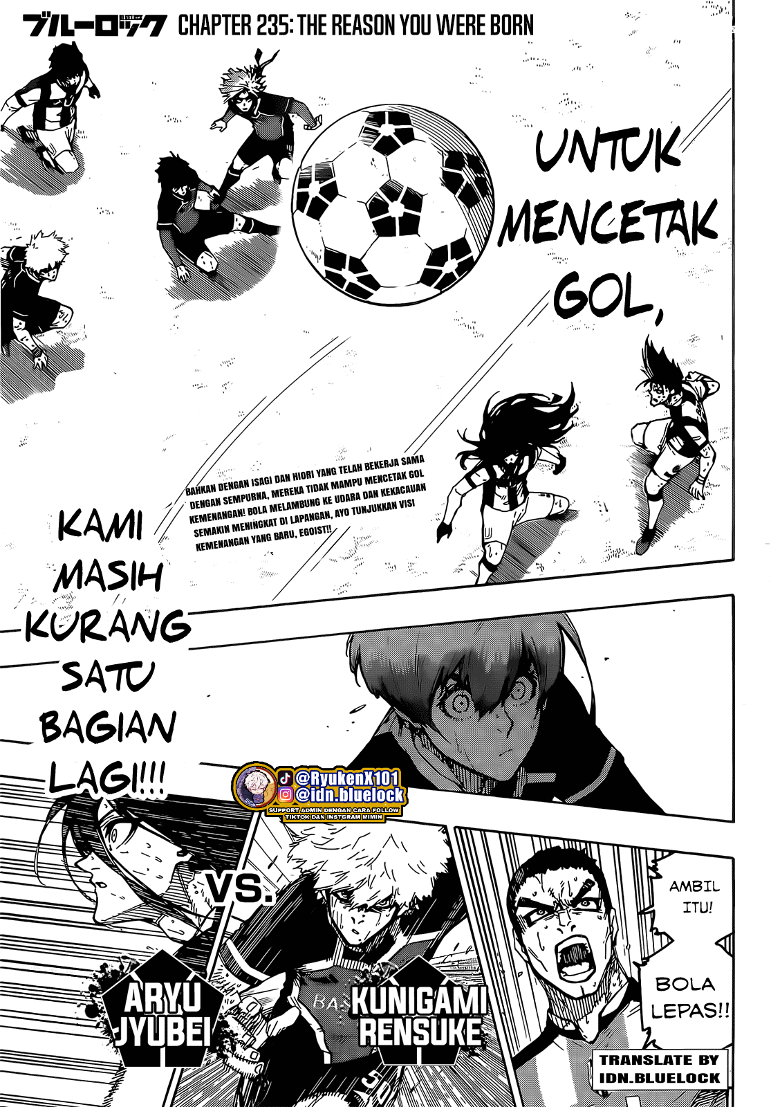 Blue Lock Chapter 235 Image 2