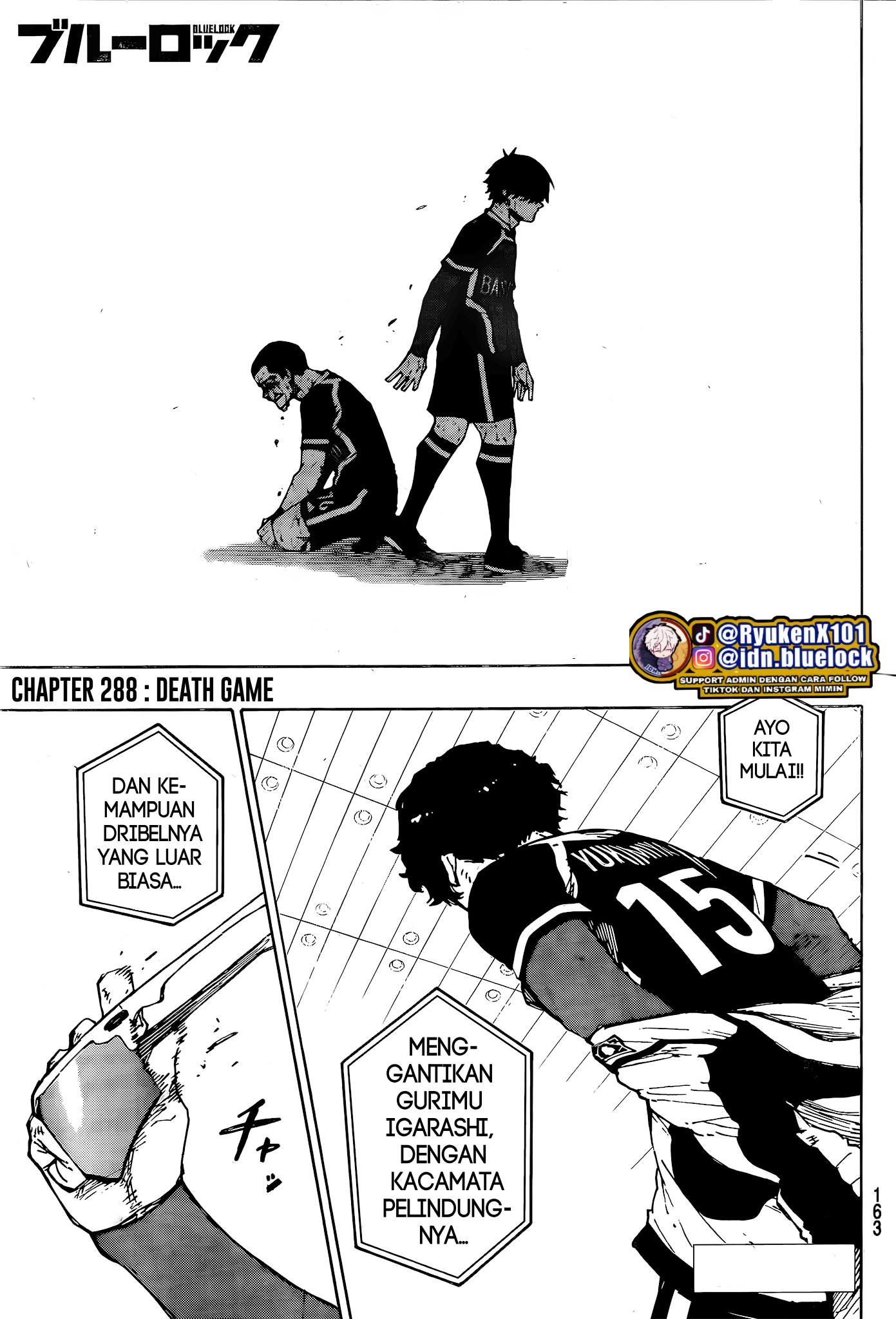 Blue Lock Chapter 288 Image 0