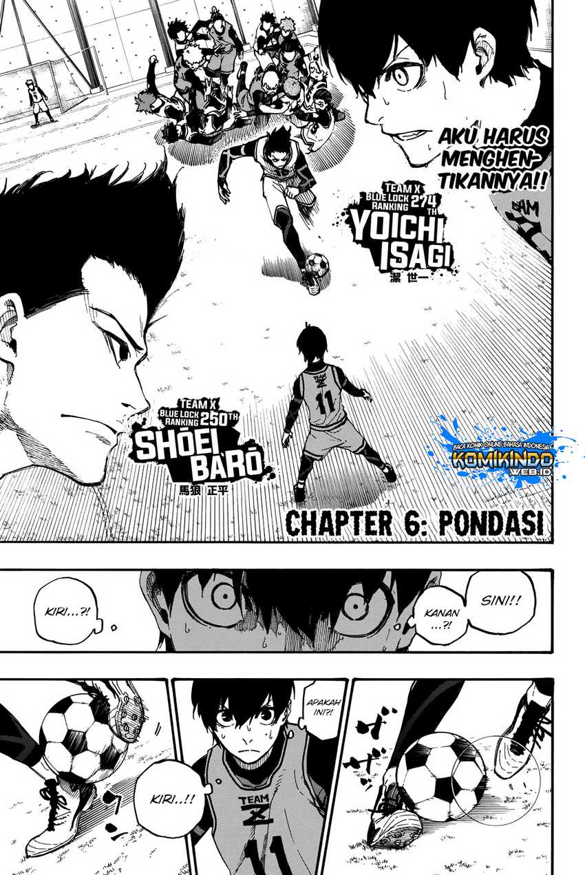 Blue Lock Chapter 6 Image 1