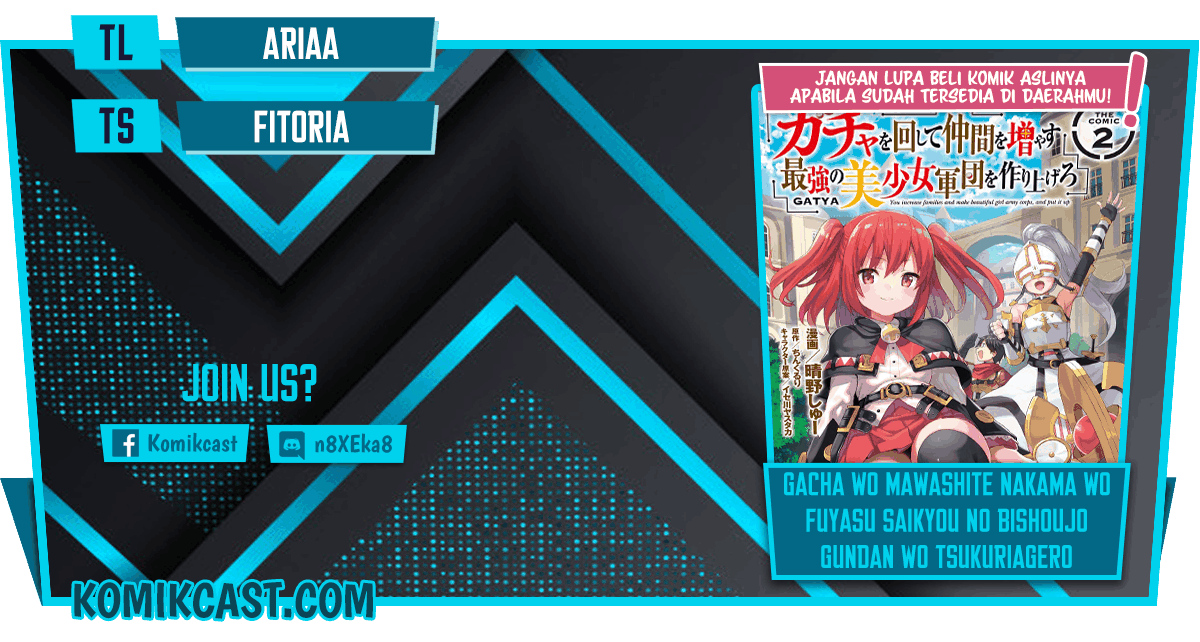 Gacha wo Mawashite Nakama wo Fuyasu Saikyou no Bishoujo Gundan wo Tsukuriagero Chapter 27 Image 0