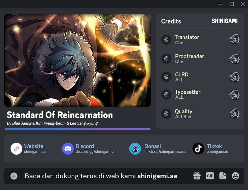 Standard Of Reincarnation Chapter 140 Image 0