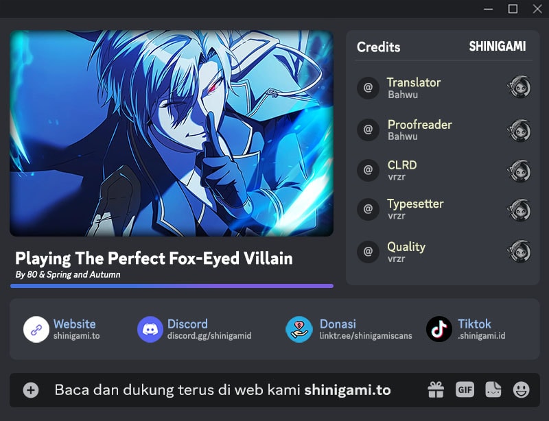 Playing The Perfect Fox-Eyed Villain Chapter 17 Image 0