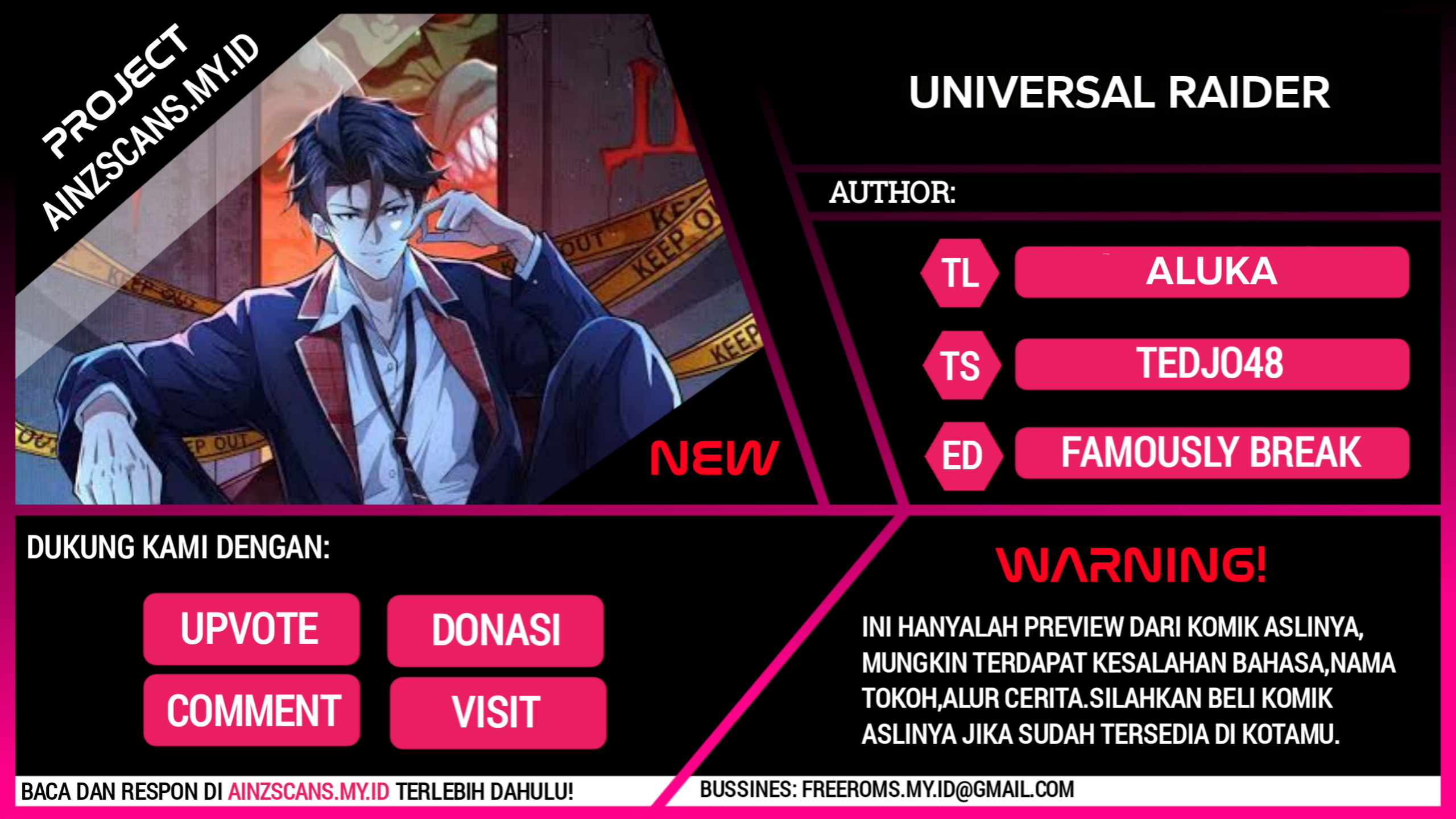 Universal Raider Chapter 14 Image 0