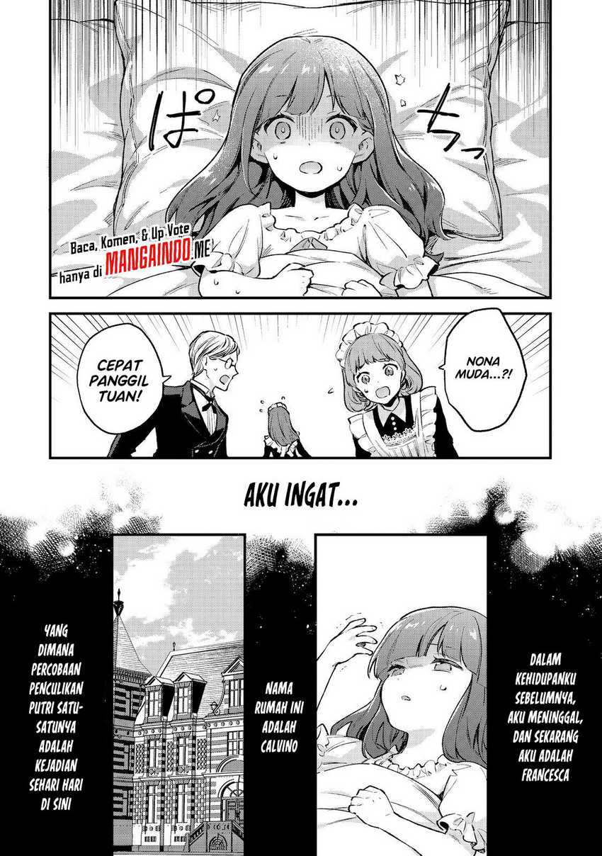 Akutou Ikka no Mana Musume, Tensei Saki mo Otome Game no Gokudou Reijou deshita Chapter 01.2 Image 2