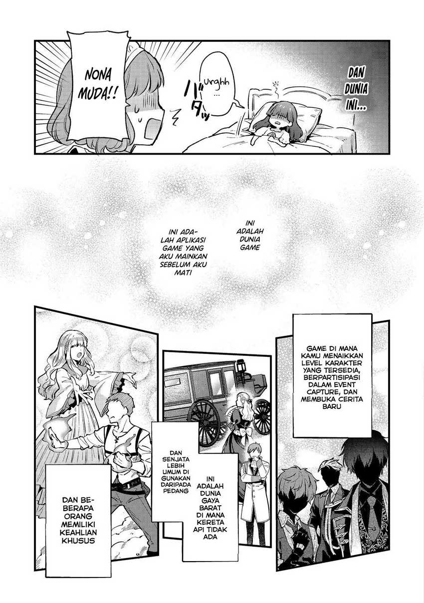 Akutou Ikka no Mana Musume, Tensei Saki mo Otome Game no Gokudou Reijou deshita Chapter 01.2 Image 3
