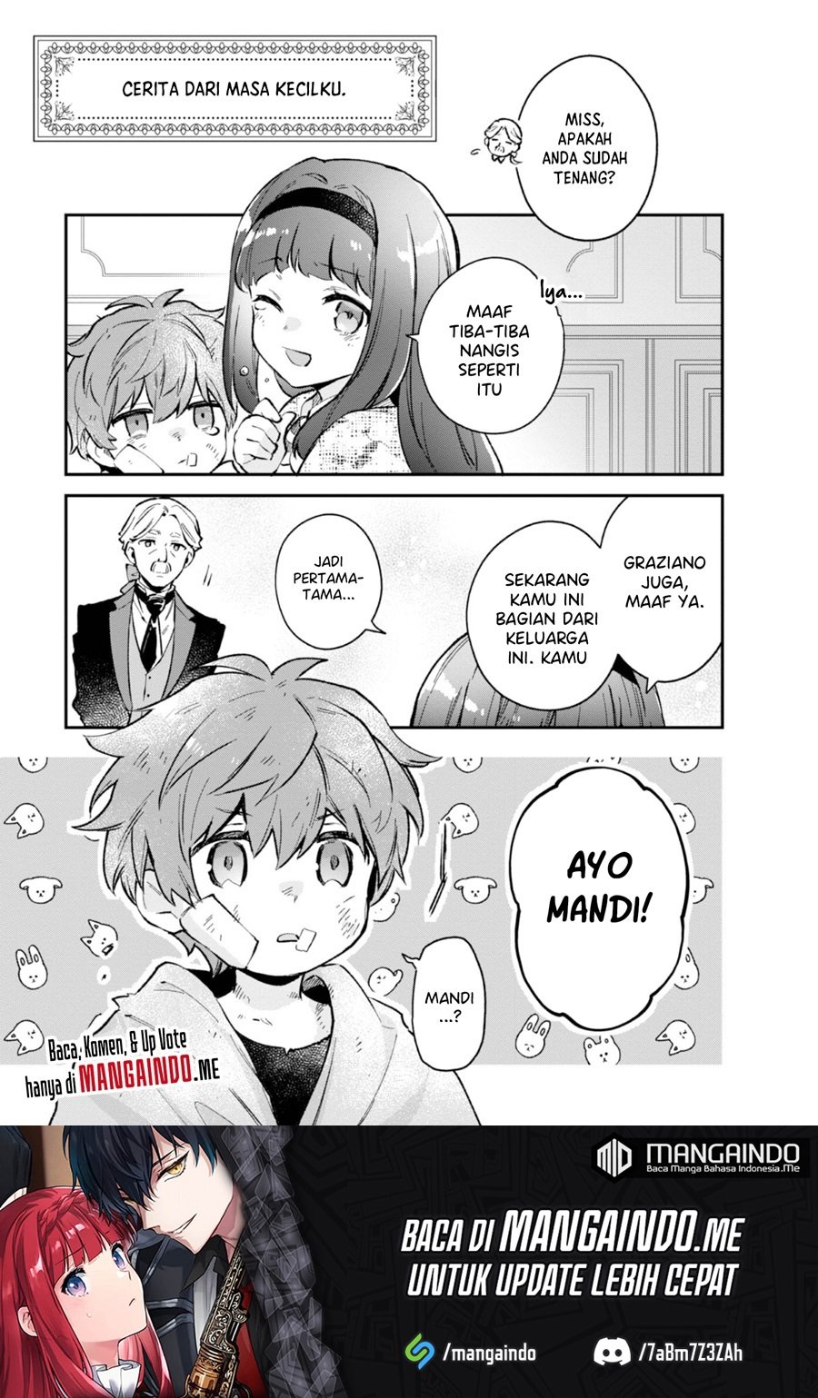 Akutou Ikka no Mana Musume, Tensei Saki mo Otome Game no Gokudou Reijou deshita Chapter 05.5 Image 6
