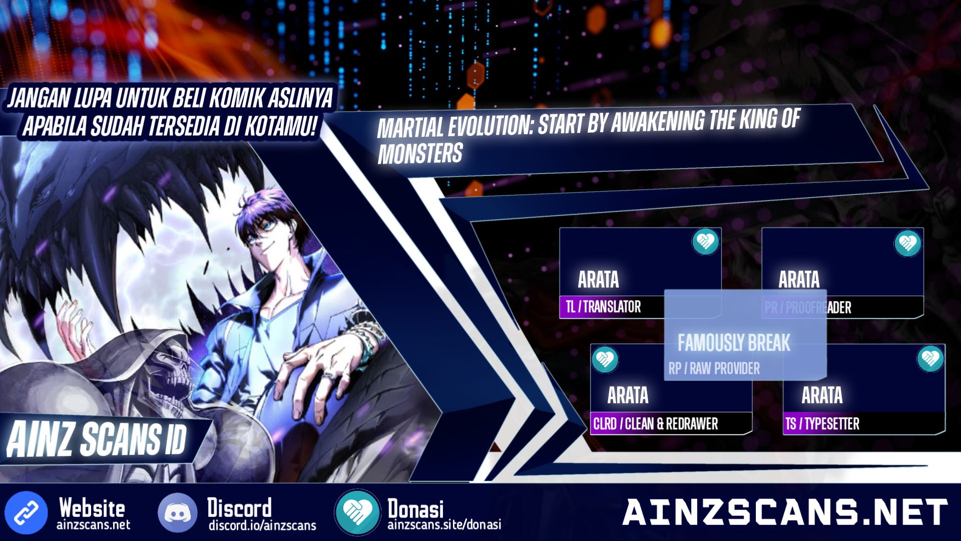 Martial Evolution: Start by Awakening the King of Monsters Chapter 45 Image 0